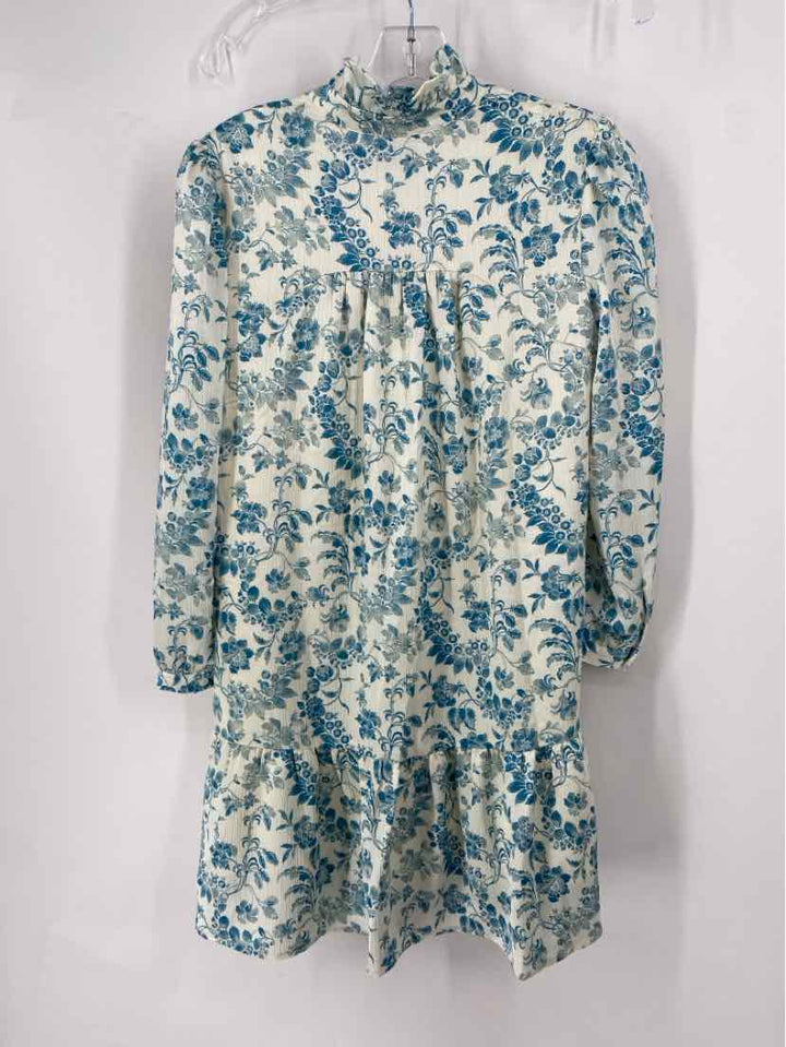 Size XS TUCKERNUCK Blue Print Dress