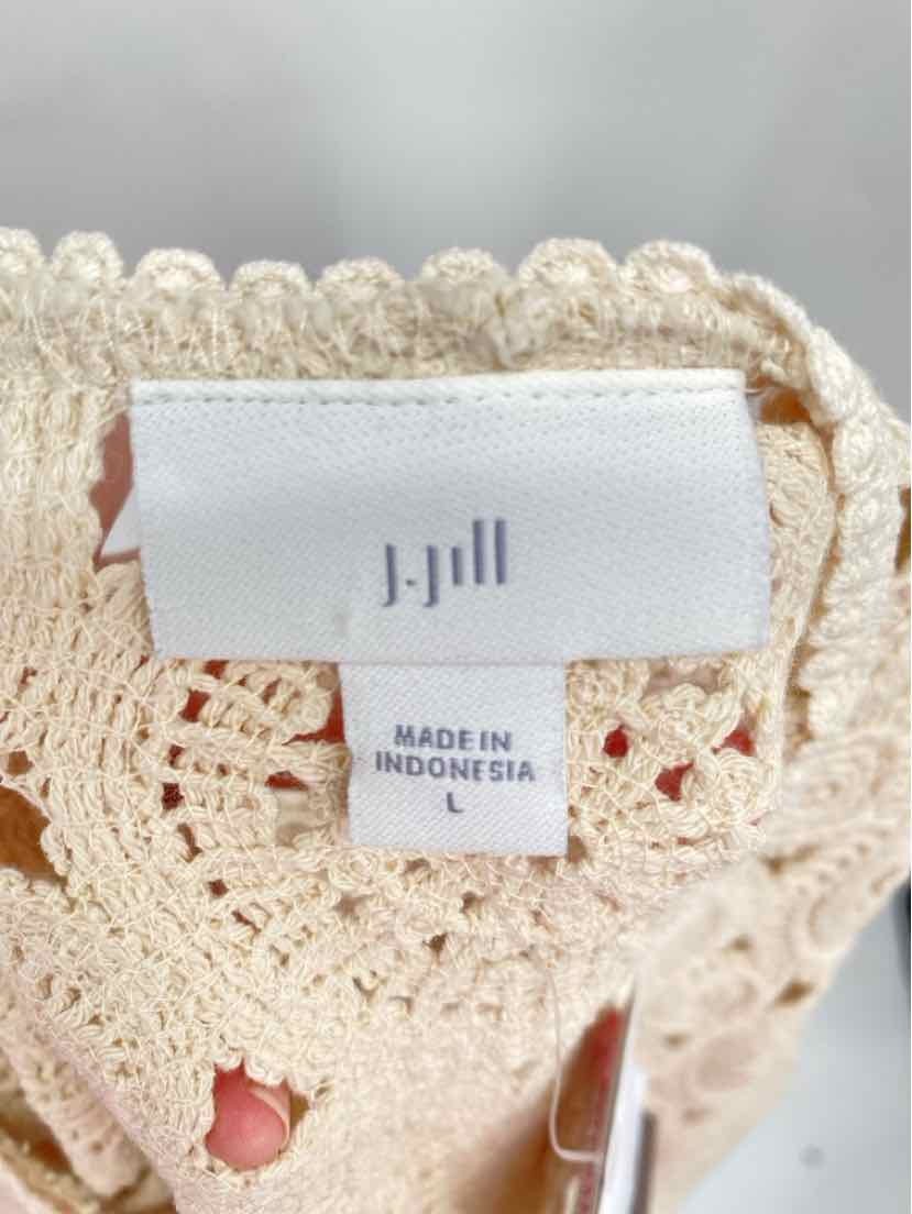 Size L J JILL Tan Sweater