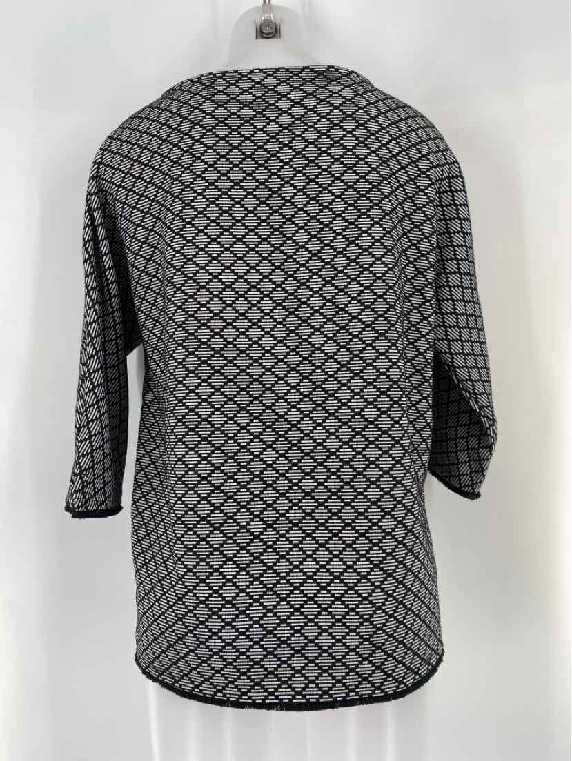 Size XL Chico's Black/White Shirt