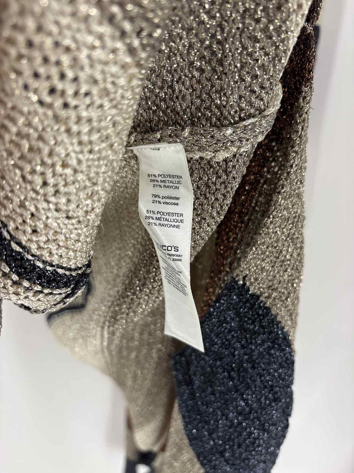 Size L Chico's Multi-Color Sweater