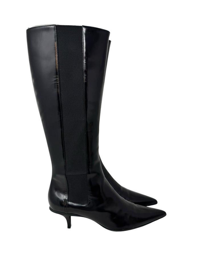 Shoe Size 41 PRADA Black Leather Luxury - Boots