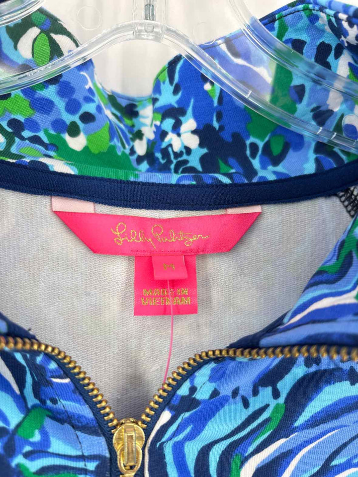 Size M Lilly Pulitzer Blue Shirt