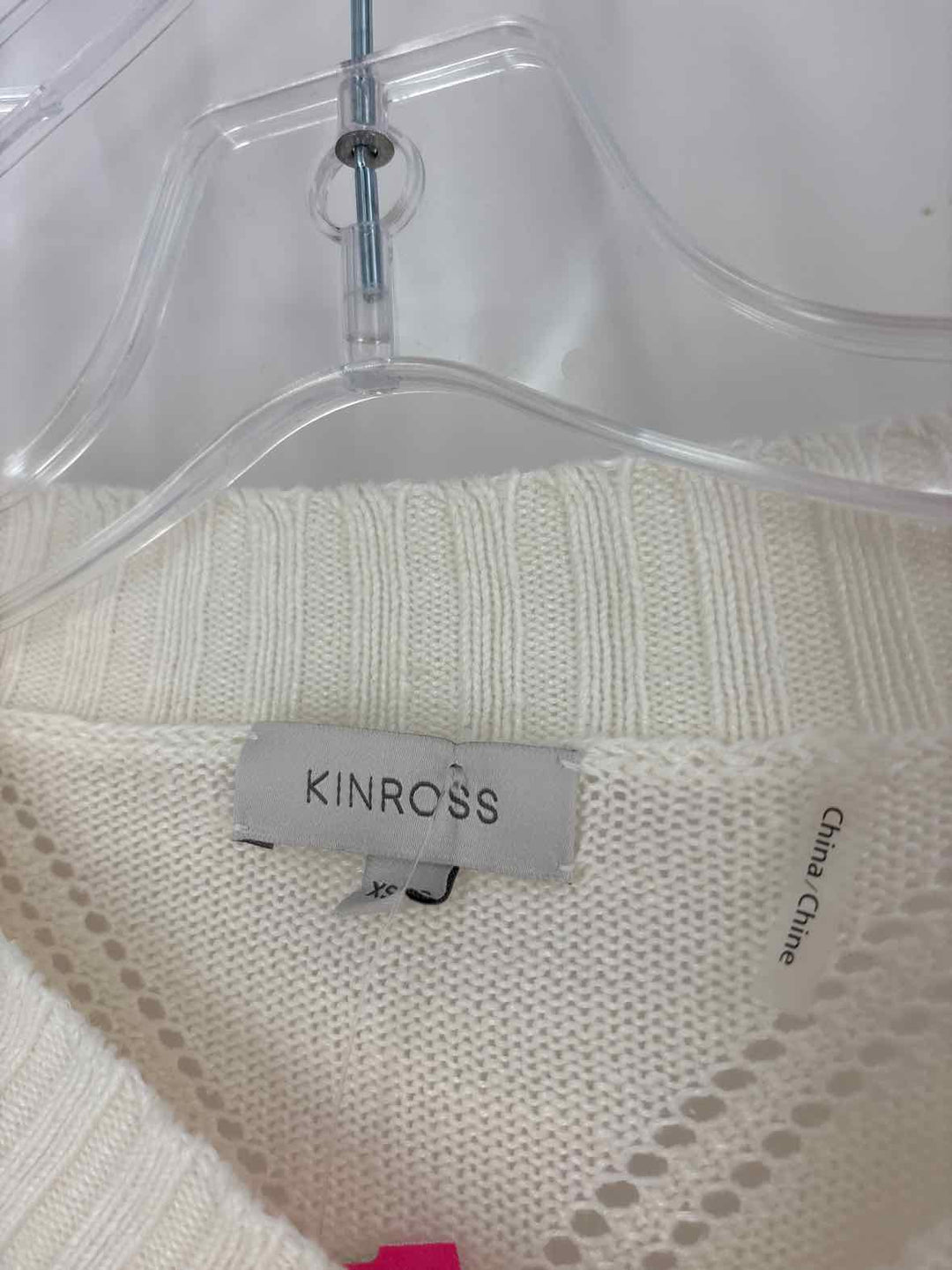 Size XS KINROSS Cream Sweater