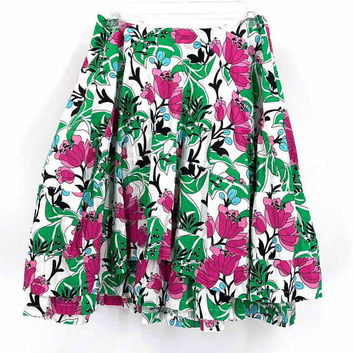 Size 40 White Cotton Skirt