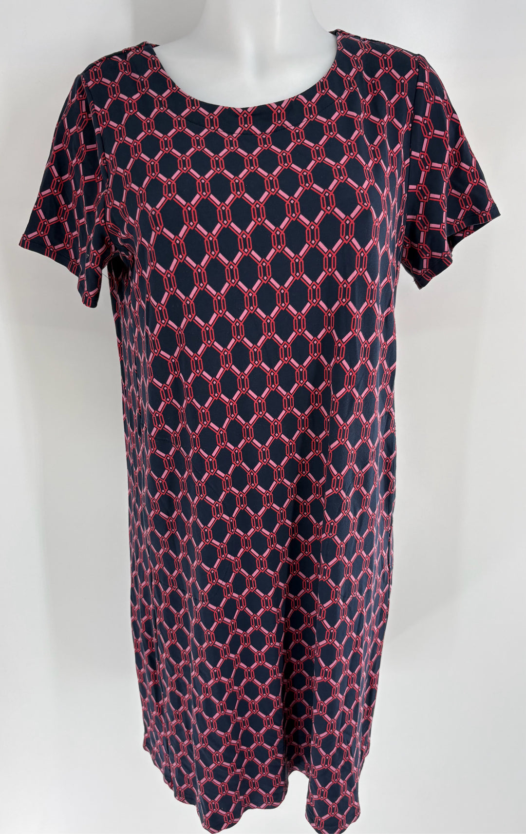 Size M J JILL Navy Dress