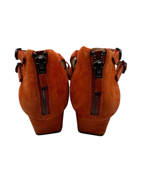 Shoe Size 9 Eileen Fisher Orange Suede Sandals