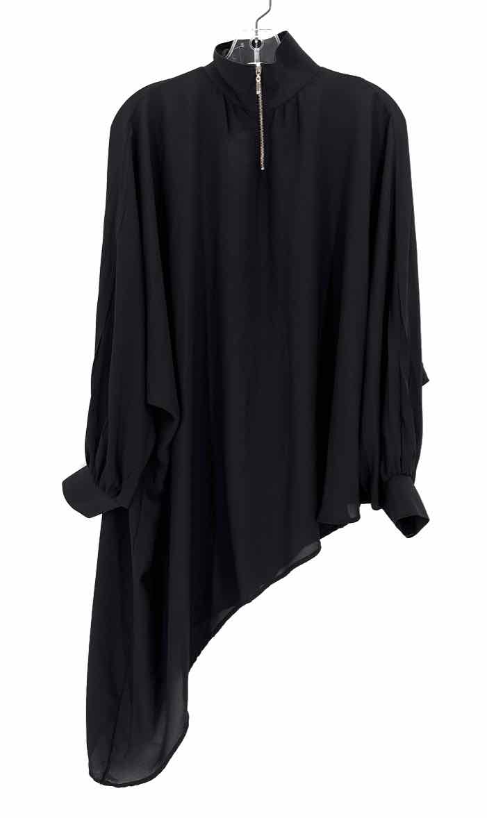 Size 8 AQUA Black Shirt