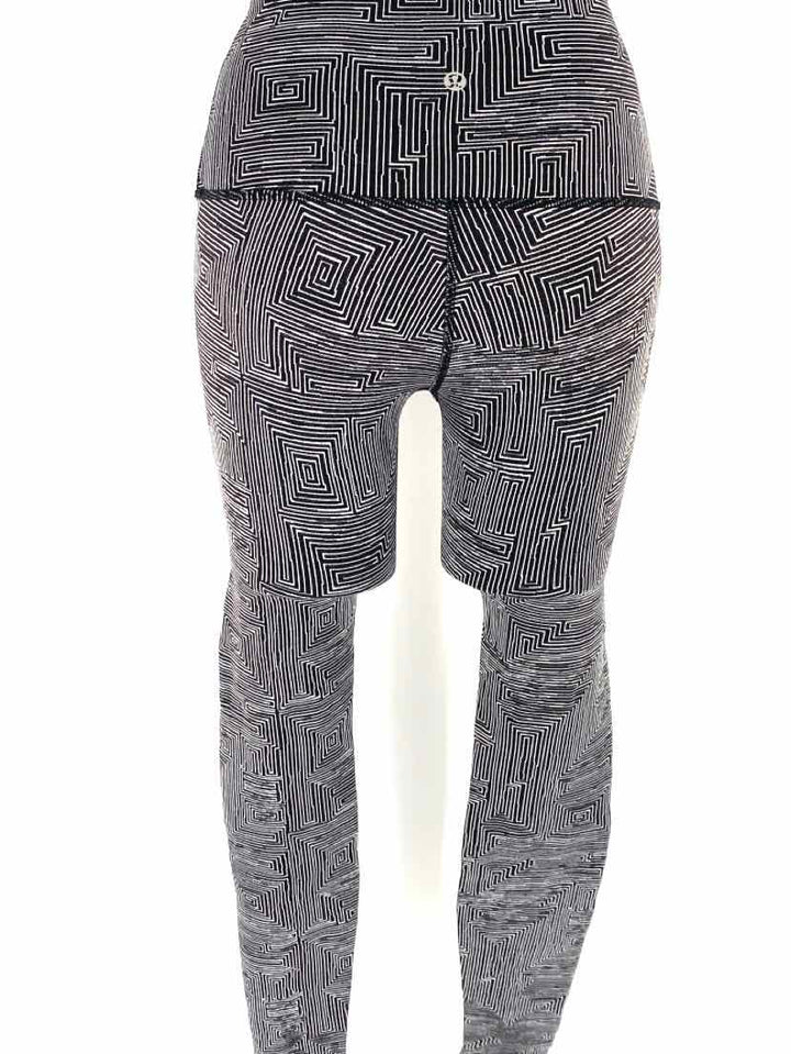 Size 4 Lululemon Black/White Pants