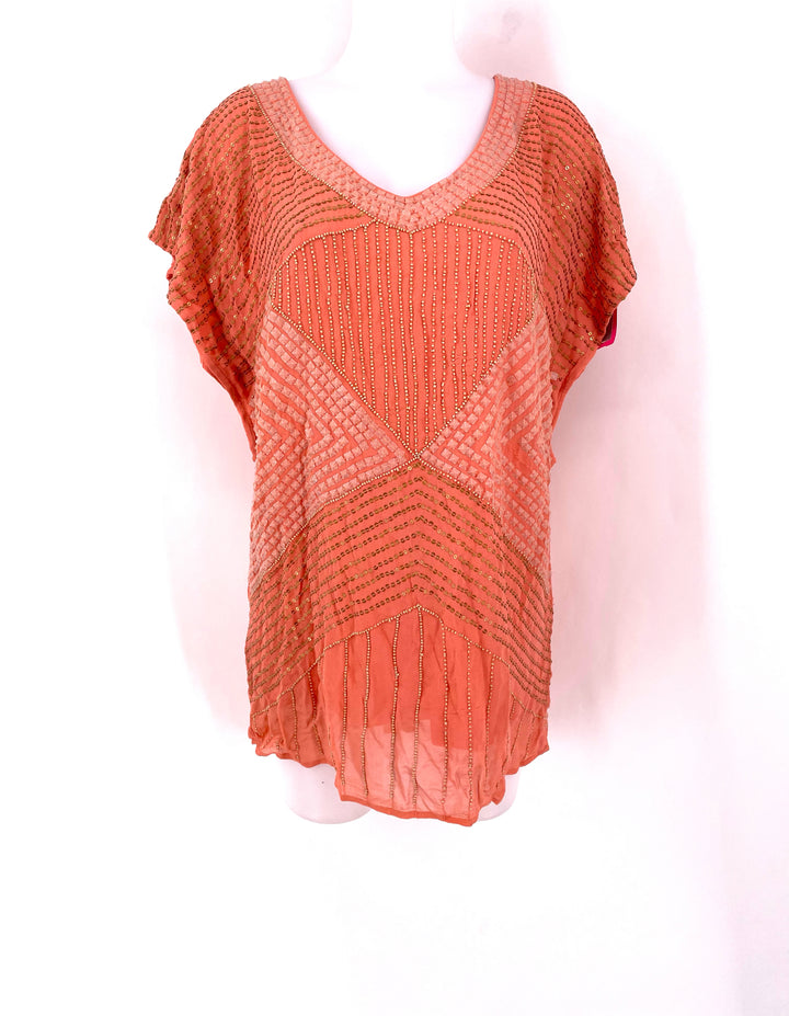 Size One Size Orange Shirt
