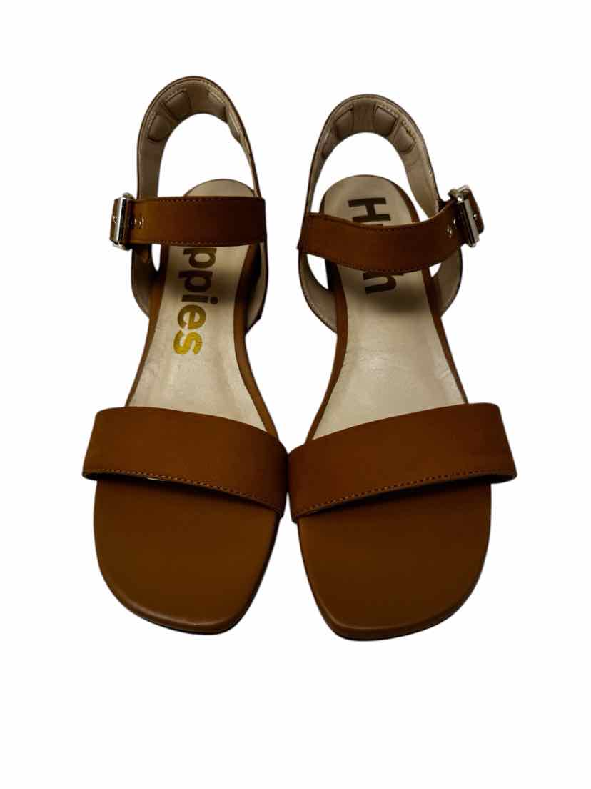 Shoe Size 9 Hush Puppies Tan Leather Sandals