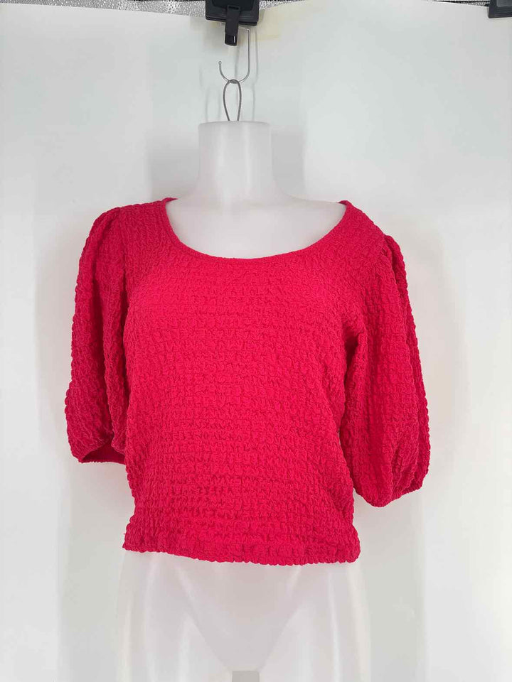 Size M MAEVE Fuschia Shirt