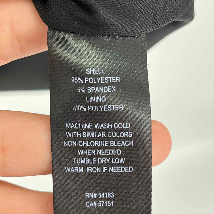 Size 8 Jones New York Black Print Dress