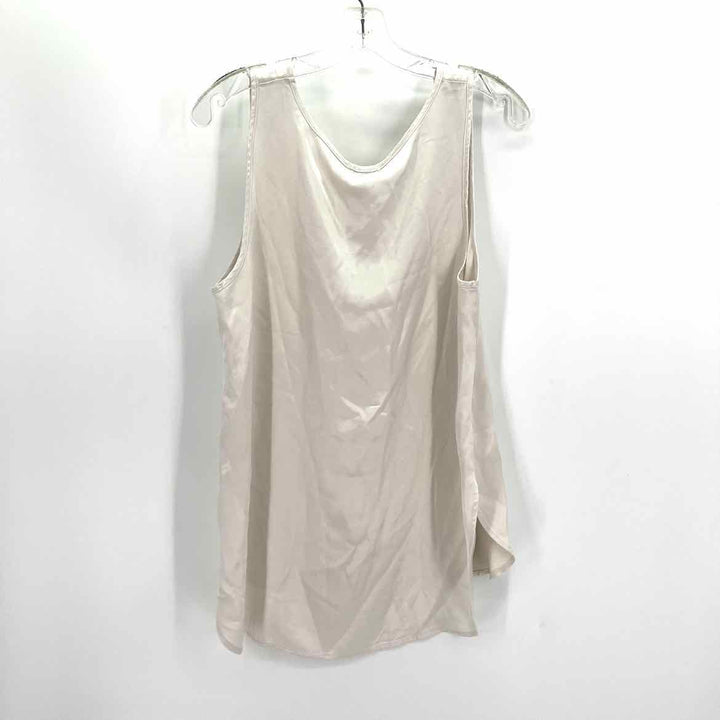 Size S Silver Silk Shirt