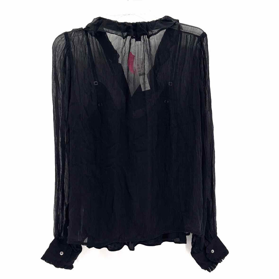 Size 8 J Crew Black Shirt