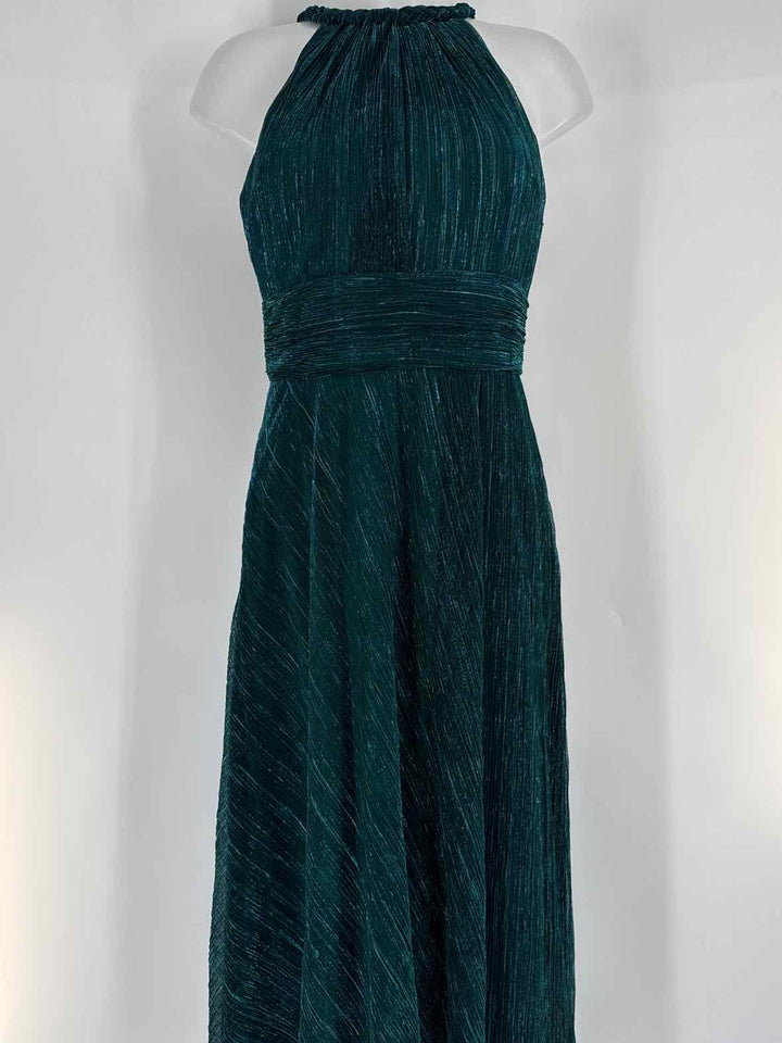 Size 2 BETSY ADAMS Green Print Dress