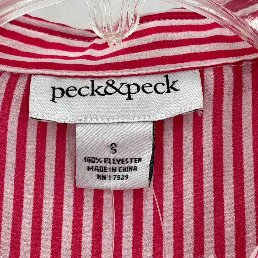 Size S PECK & PECK Red Shirt