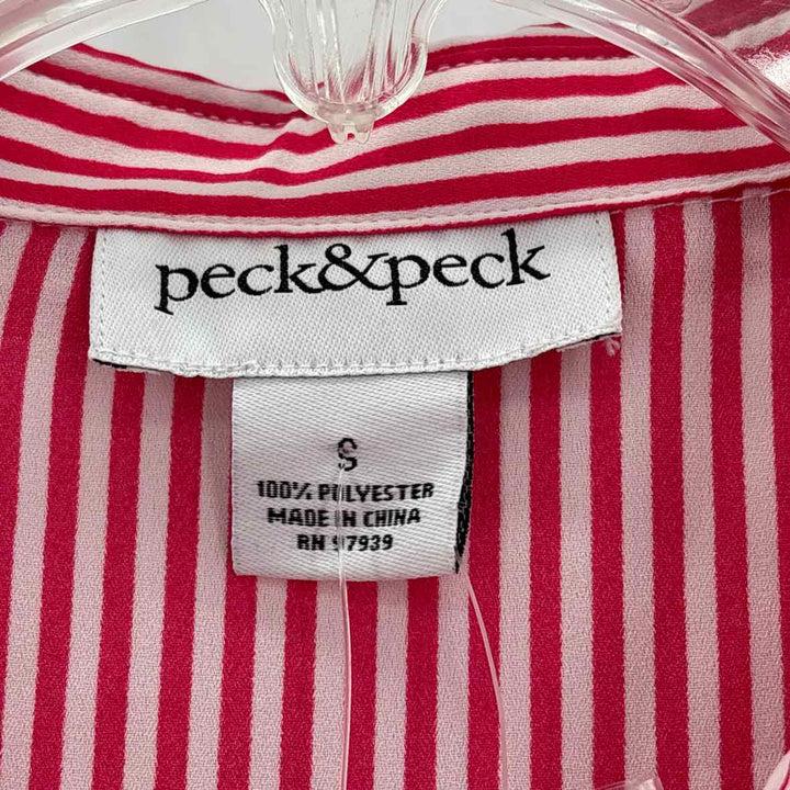 Size S PECK & PECK Red Shirt