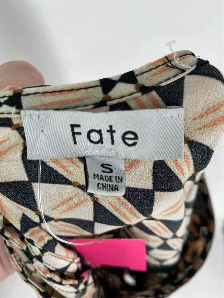 Size S FATE Beige Print Shirt