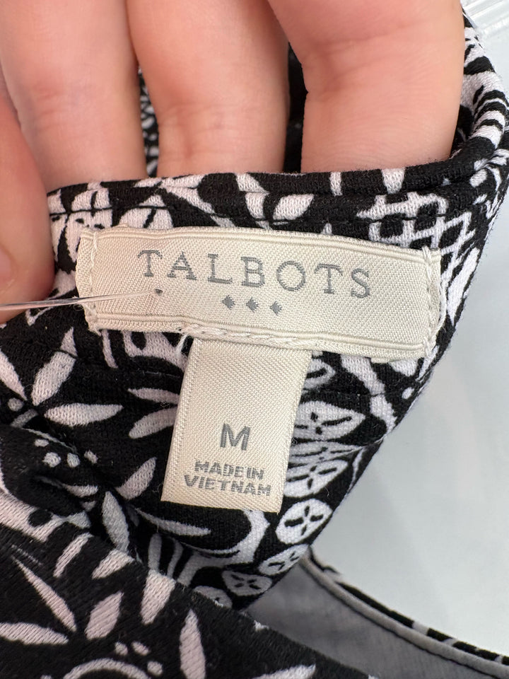 Size M Talbots Black Dress