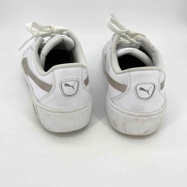 Shoe Size 9 Puma White Leather Sandals