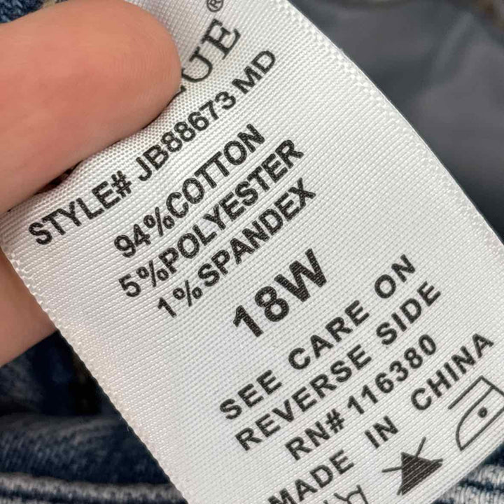 Size 18 JUDY BLUE Denim Pants