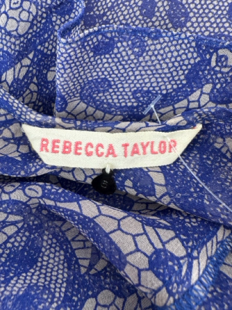 Size S REBECCA TAYLOR Blue Dress