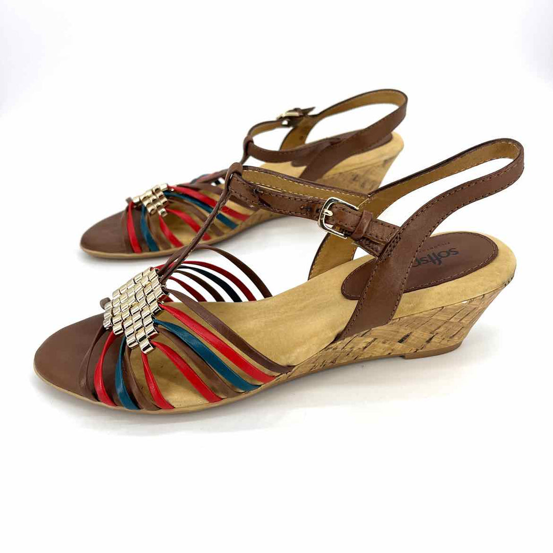 Shoe Size 8 Multi-Color Sandals