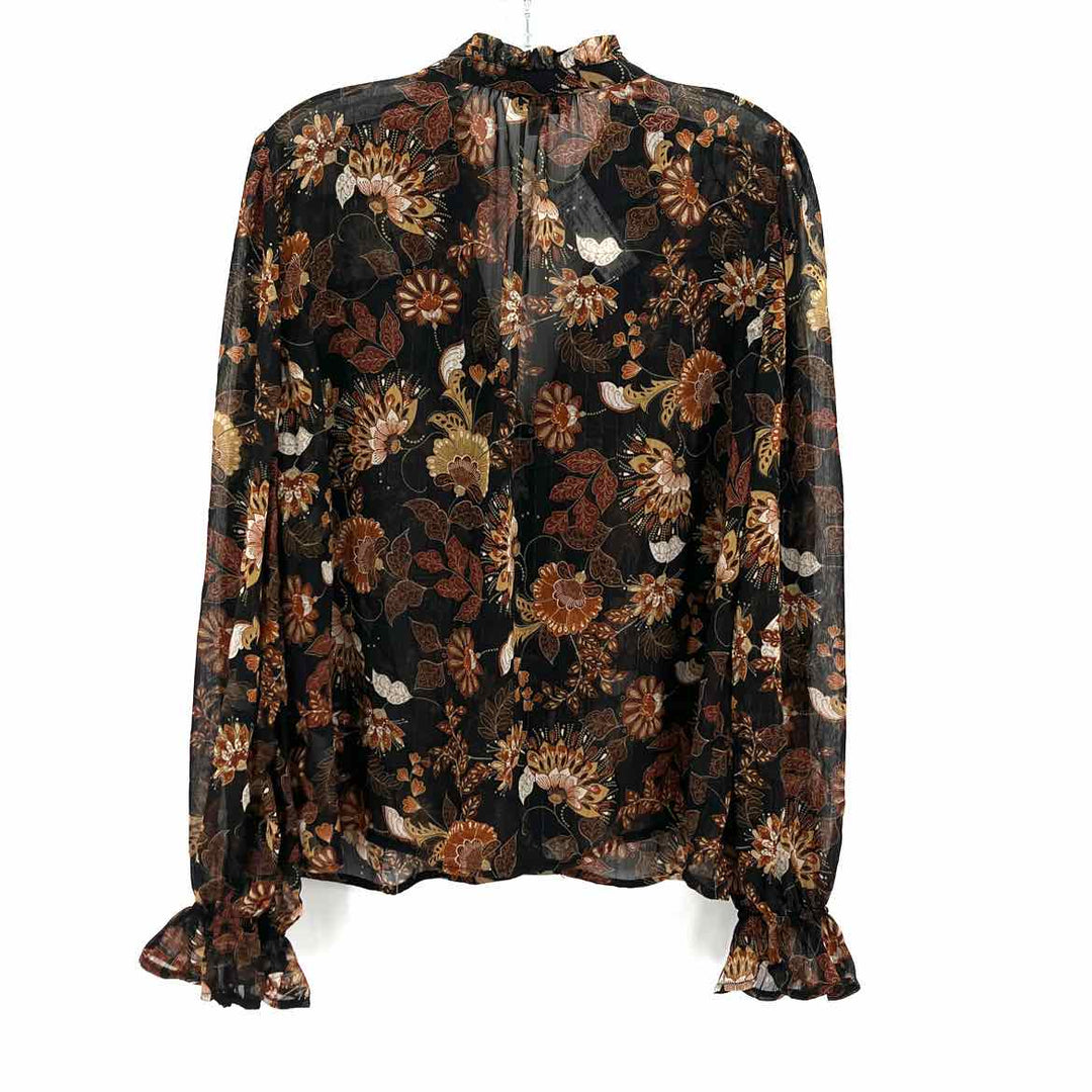 Size XL Brown Print Shirt