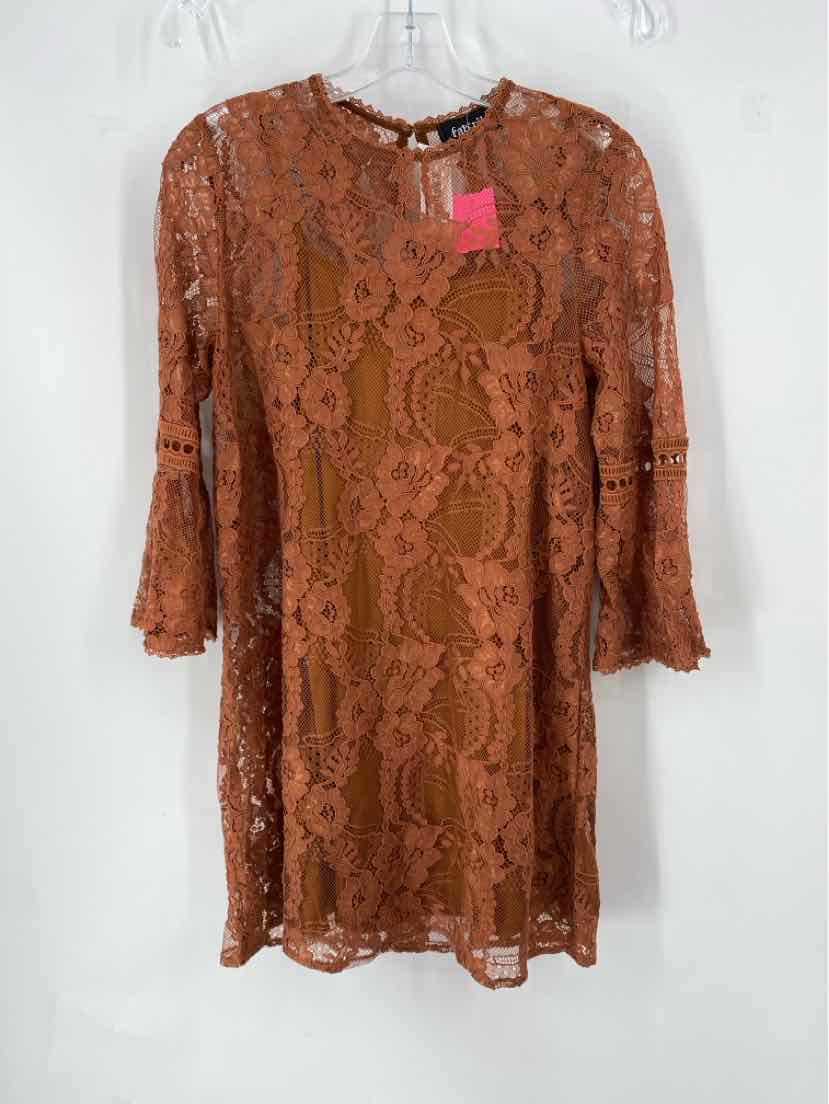 Size S FABRIK Brown Dress