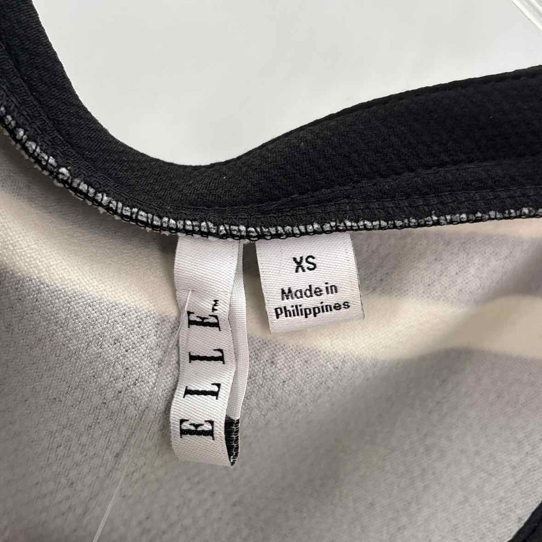 Size XS Elle Black/White Shirt