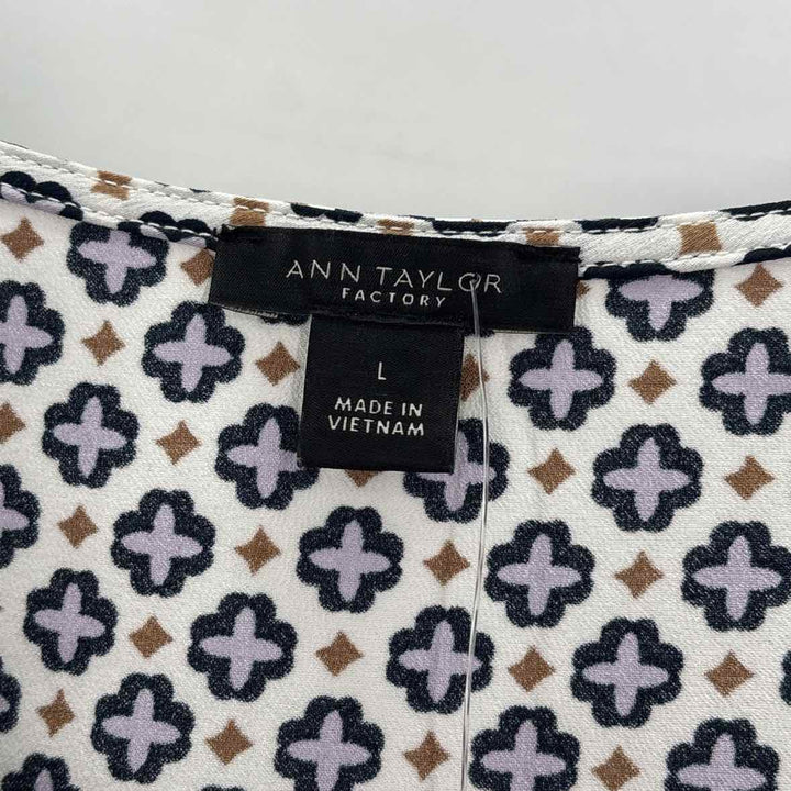 Size L Ann Taylor White Shirt