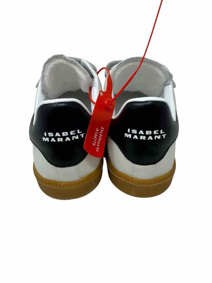 Shoe Size 40 ISABEL MARANT Ivory Leather Luxury - Sneakers