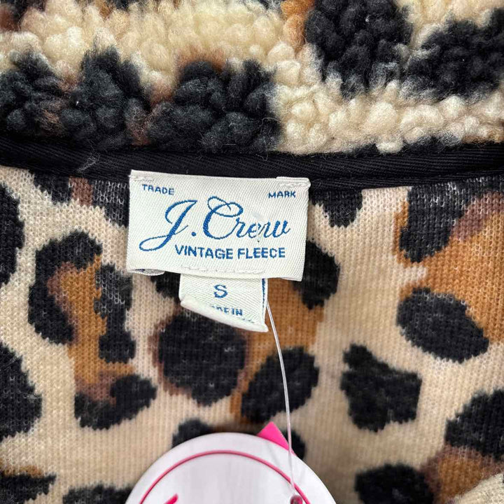 Size S J Crew Brown Print Jacket