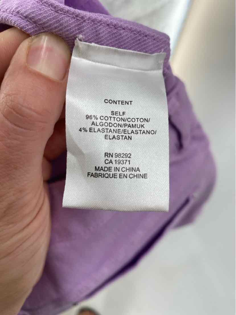 Size 25 TIBI Lavender Denim Shorts