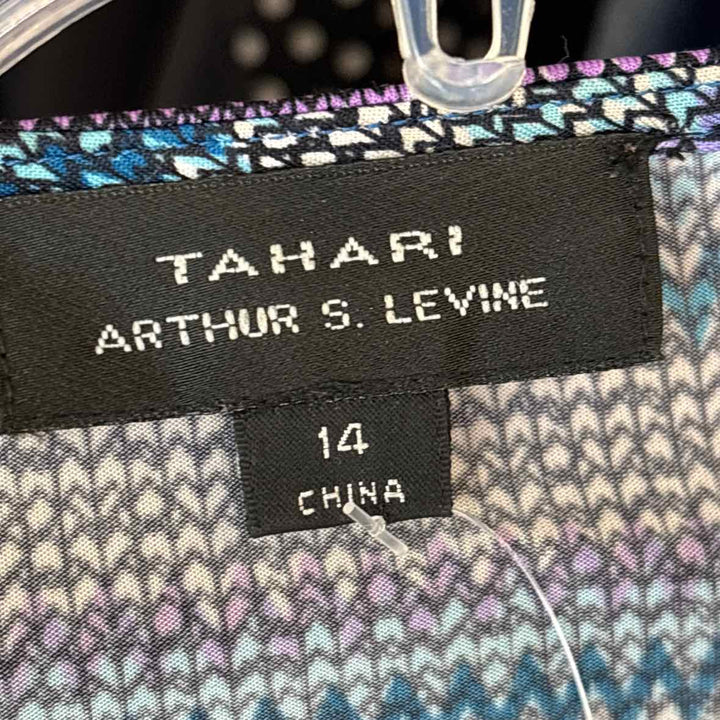 Size 14 TAHARI Multi-Color Dress