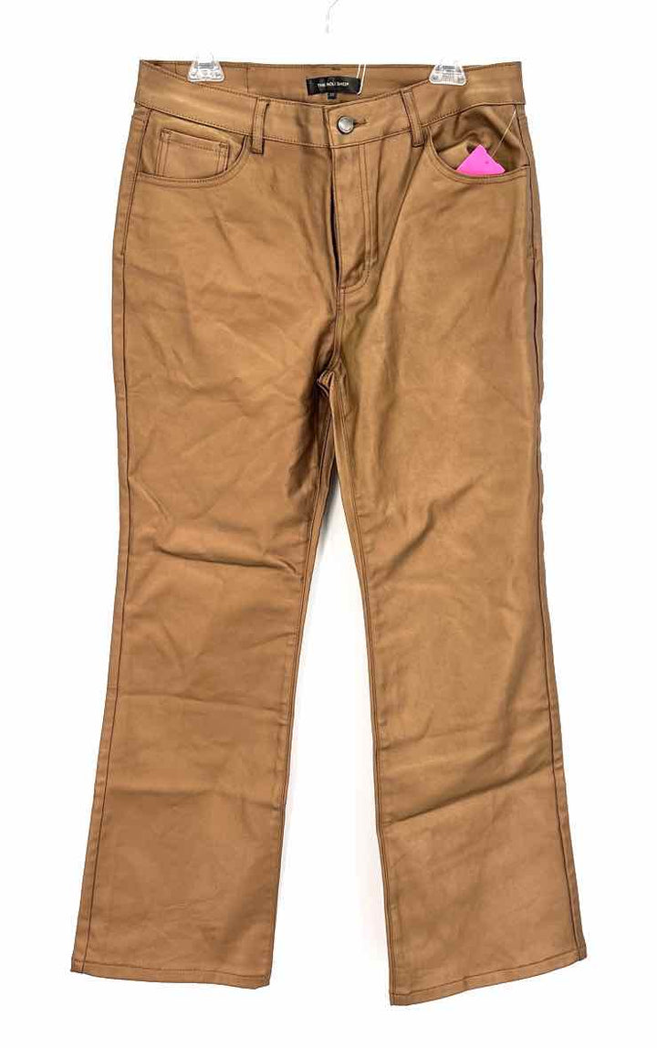 Size 32 Gold Faux Leather Pants