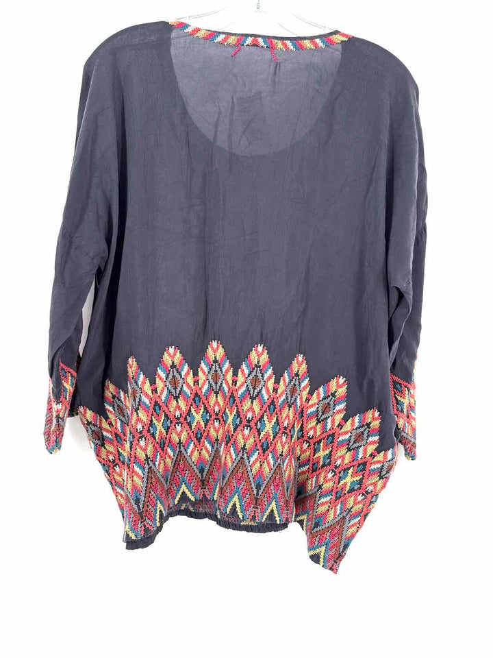 Size S Johnny Was Navy Shirt