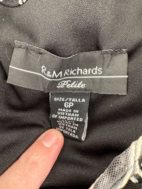 Size 6P R&M RICHARDS Black PROM