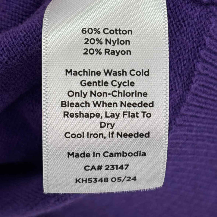 Size XL Talbots Purple Knit Sweater