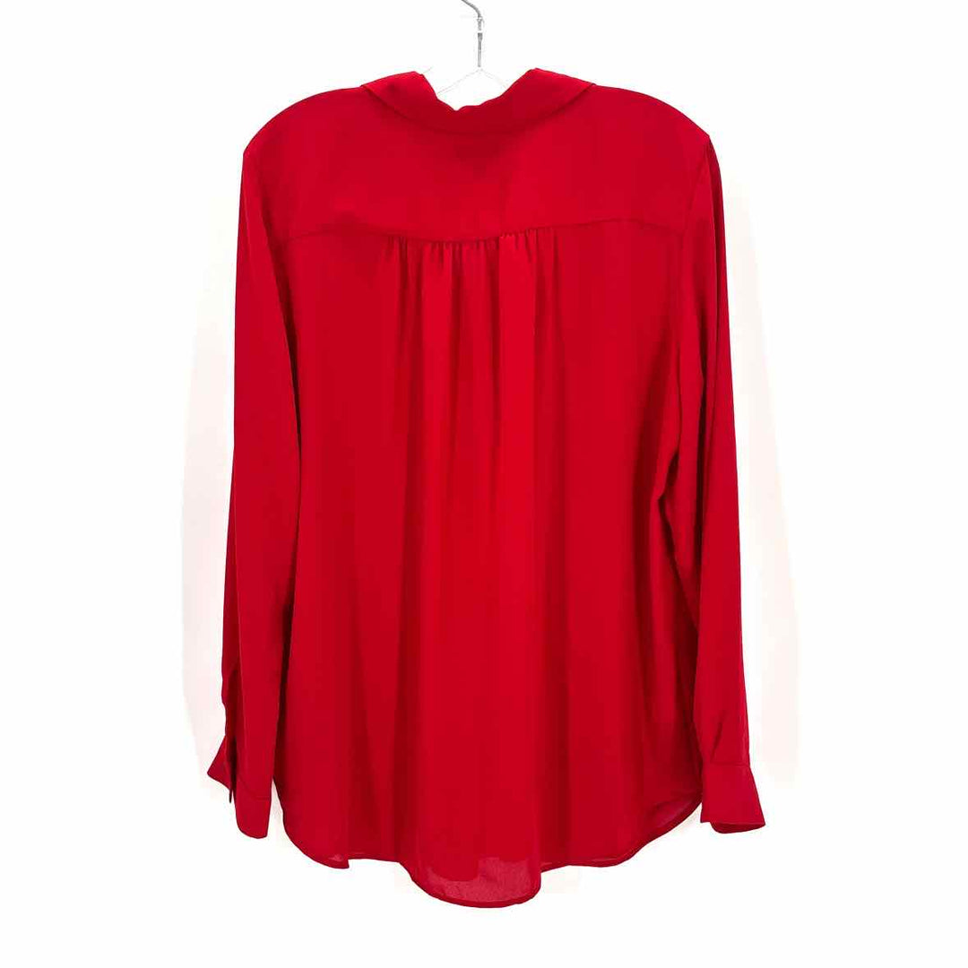 Size L Ann Taylor Red Shirt