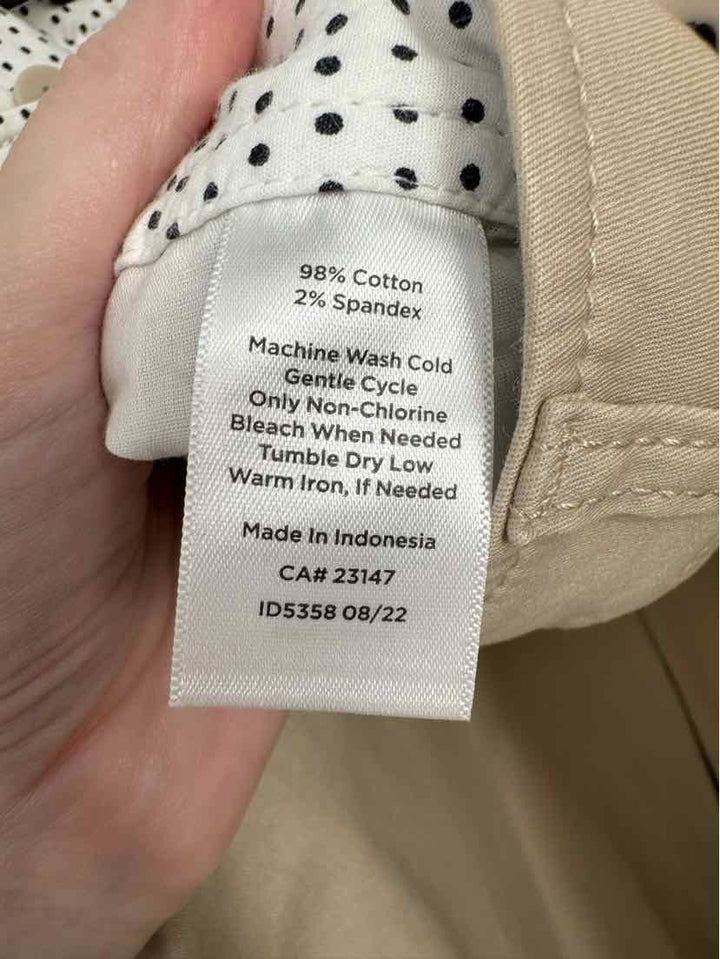Size 12 Talbots Tan Pants