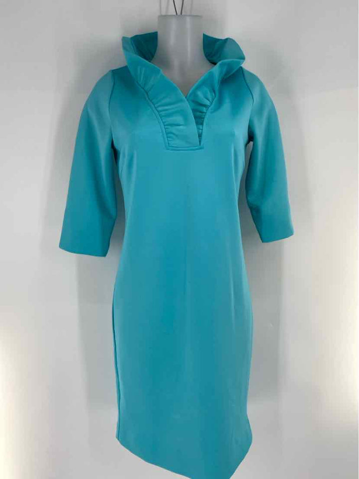 Size S Gretchen Scott Turquoise Dress