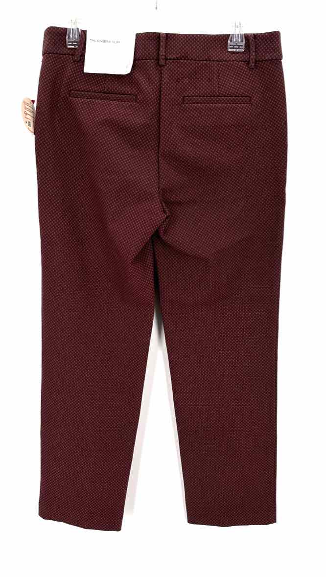 Size 6 LOFT Burgundy Pants