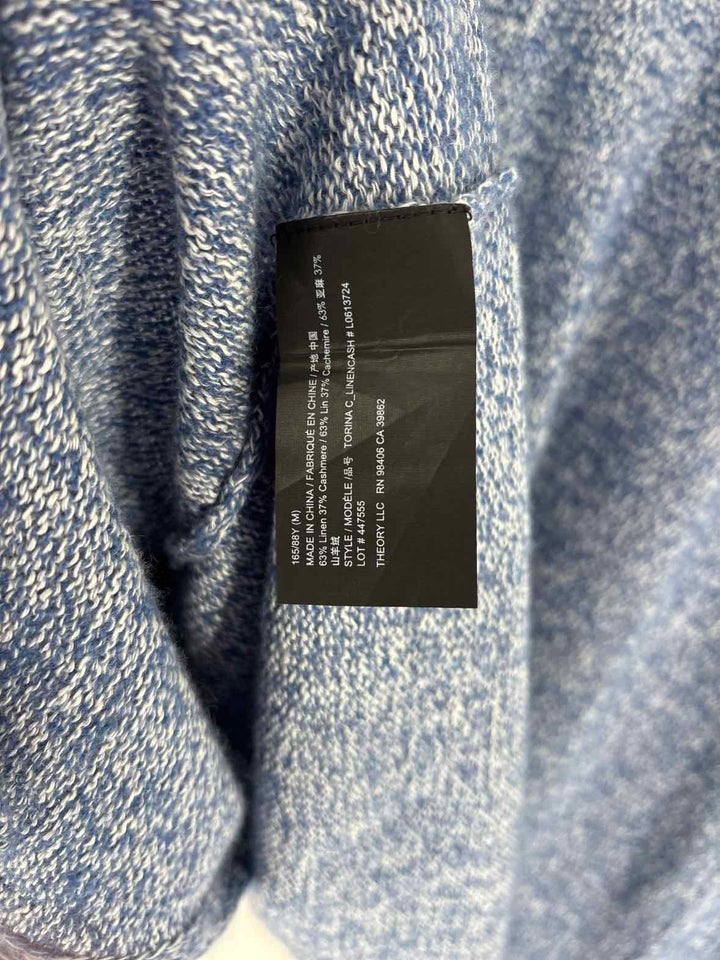 Size M THEORY Blue Sweater