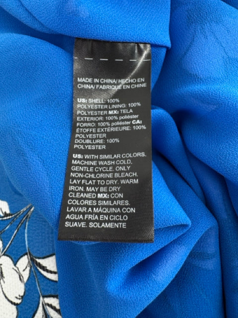 Size 10 White House Black Market Blue Dress