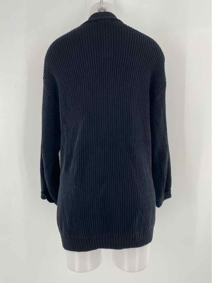 Size M QUINCE Black Knit Cardigan