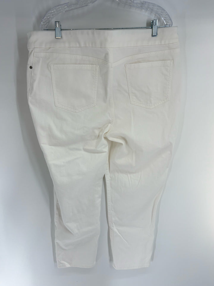 Size 18 Chico's White Pants