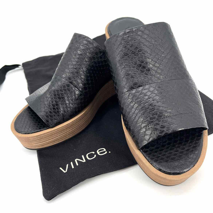 Shoe Size 8.5 VINCE Black Sandals