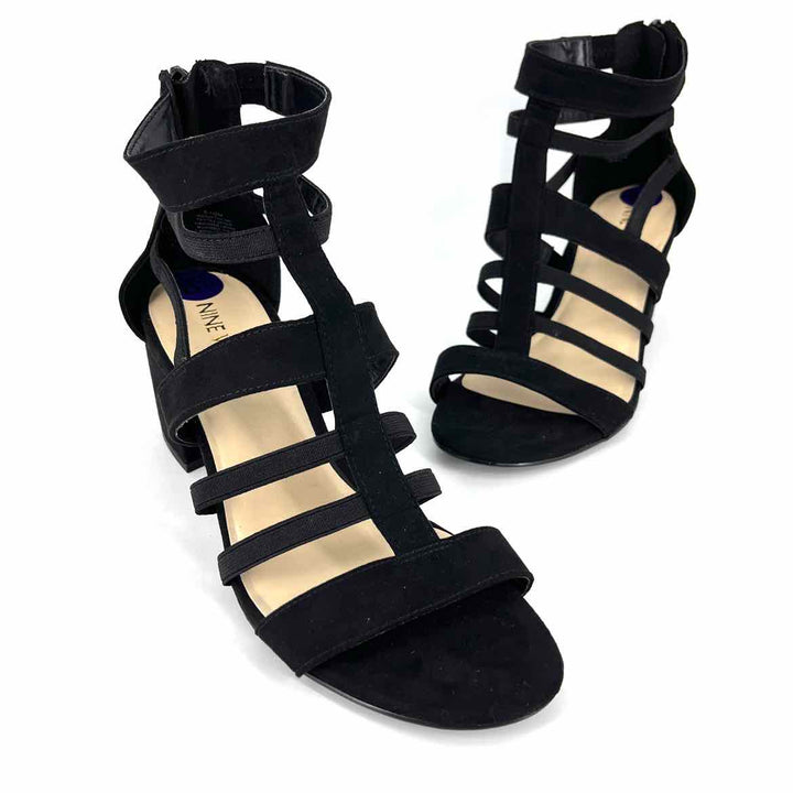 Shoe Size 8.5 Nine West Black Sandals