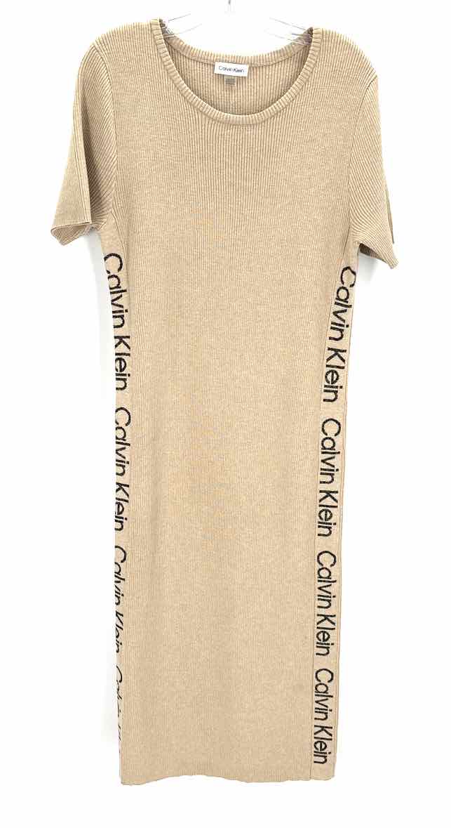 Size XL Calvin Klein Gold Dress